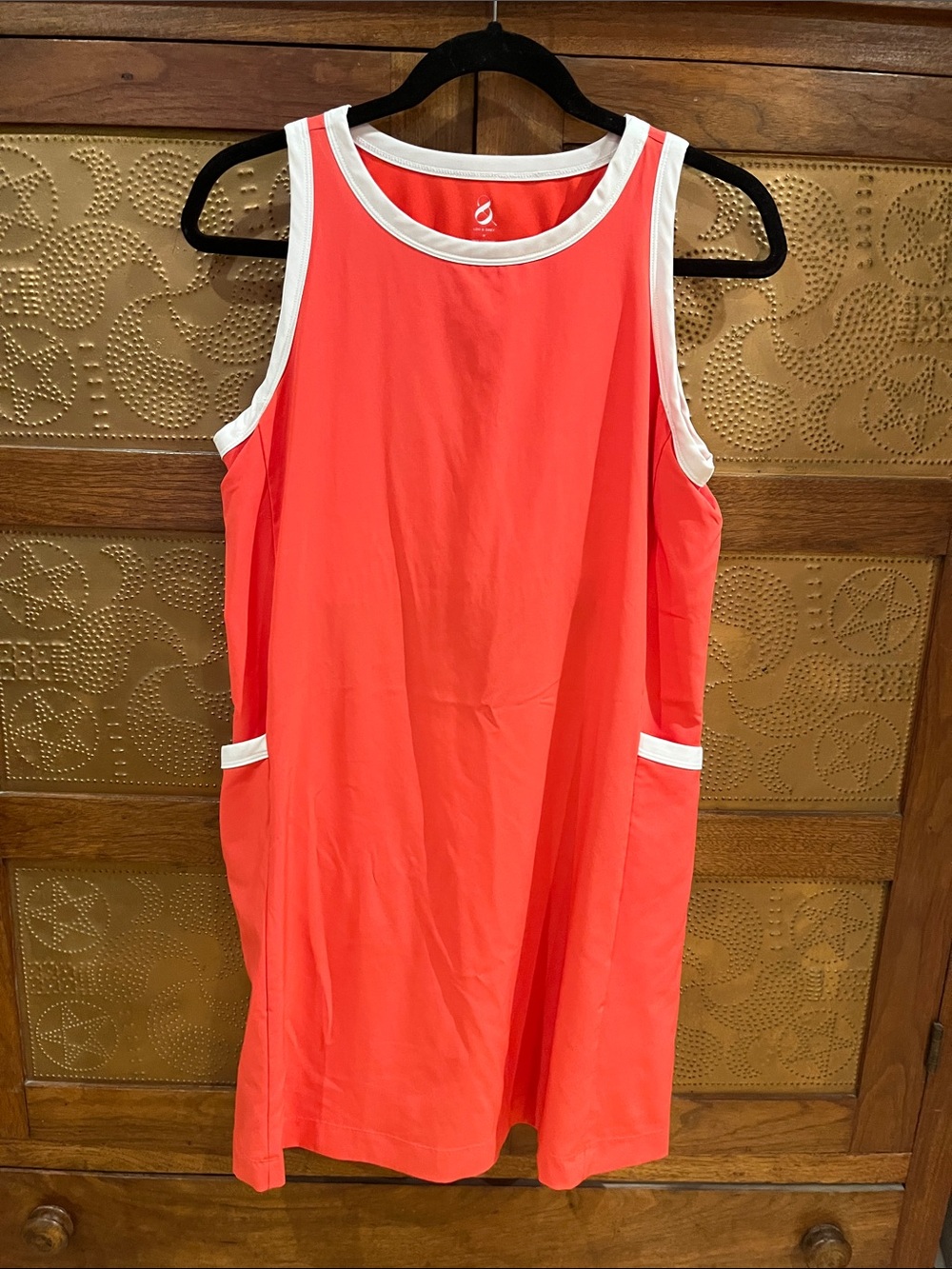 Lou & Grey Coral Top with White Trim